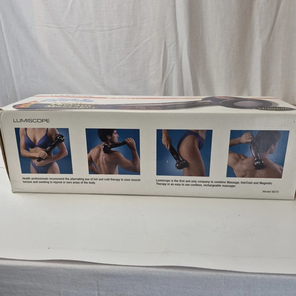 Lumiscope Massager Hot-cold Magnetic Therapy Rechargable Body Massager 8070